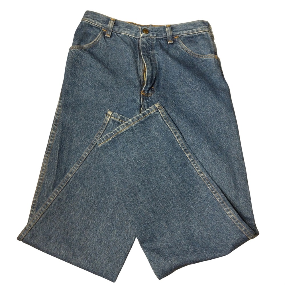 Rustler Boys Regular Fit Straight Leg Jeans Medium Wash Blue Denim Size 16 Reg